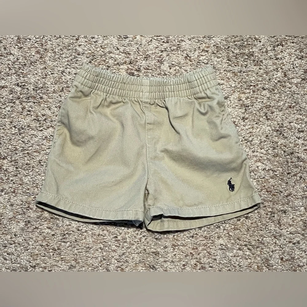 RALPH LAUREN | Baby Boys Classic Twill Pull-on Short | Size 9 Month | Khaki - Picture 3 of 5